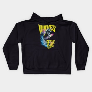 Waves of the stars Kids Hoodie